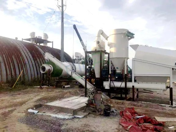 3-5 T/H organic fertilizer pellet production line for chicken manure project in Thailand