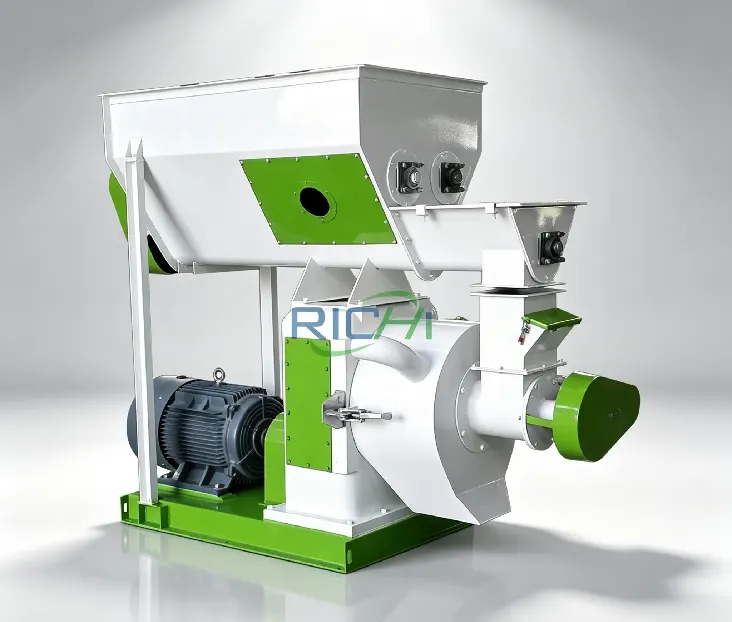 Chicken manure pellet mill machine to turn poultry waste into organic fertilizer pellets