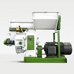 Poultry manure pellet machine for making organic fertilizer pellets from chicken manure