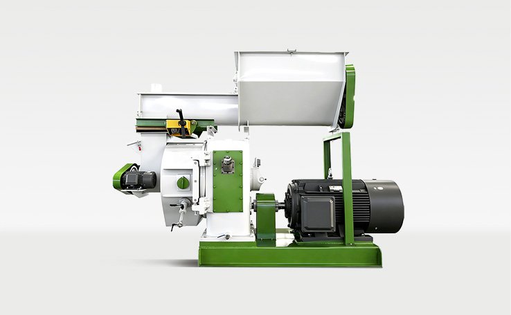 Poultry manure pellet machine for making organic fertilizer pellets from chicken manure